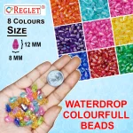 920 Pcs Crystal Drop Beads for Bracelet Making Kit, Bead Craft - Image 3