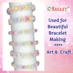 310 Pcs Inside Crystal Beads for Bracelet Making Kit, Bead Craft - Image 4