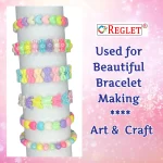 515 Pcs Opaque Crystal Beads for Bracelet Making Kit, Bead Craft - Image 4