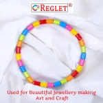 990 Pcs Pipe Beads for Bracelet Making Kit, Bead Craft - Image 4