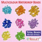 920 Pcs Crystal Drop Beads for Bracelet Making Kit, Bead Craft - Image 4