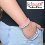 250 Pcs Jelly Glass Beads for Bracelet Making Kit - Image 4