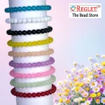 250 Pcs Jelly Glass Beads for Bracelet Making Kit - Image 5