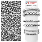 1800 Pcs Silver Pearl Beads for Craft, Jewellery Making Kit - Size 4 , 5 , 6 , 8 , 10 , 12 mm - Image 3