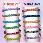 335 Pcs Dual Shade Sparkle Glass Beads for Bracelet Making Kit - Image 4