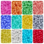 480 Pcs Disk Shaped Glass Beads for Bracelet Making Kit