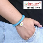 10 Pcs Charms + 480 Pcs Disk Shaped Glass Beads for Bracelet Making Kit - Image 5