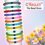 15 Pcs Evil Eye Beads + 480 Pcs Disk Shaped Glass Beads for Bracelet Making Kit - Image 5