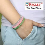 250 Pcs Matt Glass Beads for Bracelet Making Kit - Image 4