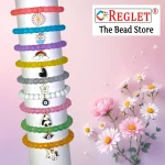 10 Pcs Charms + 250 Pcs Matt Glass Beads for Bracelet Making Kit - Image 5