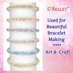 960 Pcs Multi Faceted Rainbow Crystal Beads for Bracelet Making Kit, Bead Craft - Image 4