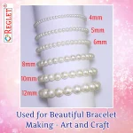 5600 Glass Seed Bead (0/8 - 3mm) + 1800 Off White Pearls Beads + Jewellery Making Kit - Image 7