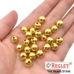 350 Pcs / 10mm Golden Pearl Beads for Jewellery Making Kit | Pearls for Craft | 200g - Image 5