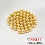 350 Pcs / 10mm Golden Pearl Beads for Jewellery Making Kit | Pearls for Craft | 200g - Image 6