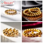 350 Pcs / 10mm Golden Pearl Beads for Jewellery Making Kit | Pearls for Craft | 200g - Image 7