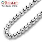 350 Pcs / 10mm Silver Pearl Beads for Jewellery Making Kit | Pearls for Craft | 200g - Image 3