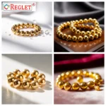 200 Pcs / 12mm Golden Pearl Beads for Jewellery Making Kit | Pearls for Craft | 200g - Image 7