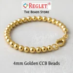 5800 / 4mm Pcs Golden Pearl Beads for Jewellery Making Kit | Pearls for Craft | 200g - Image 6