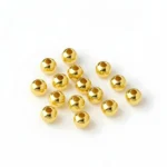 3000 Pcs / 5mm Golden Pearl Beads for Jewellery Making Kit | Pearls for Craft | 200g