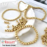 1600 Pcs / 6mm Golden Pearl Beads for Jewellery Making Kit | Pearls for Craft | 200g - Image 6