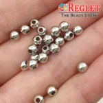 1600 Pcs / 6mm Silver Pearl Beads for Jewellery Making Kit | Pearls for Craft | 200g - Image 3