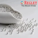 1600 Pcs / 6mm Silver Pearl Beads for Jewellery Making Kit | Pearls for Craft | 200g - Image 5