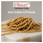 650 Pcs / 8mm Golden Pearl Beads for Jewellery Making Kit | Pearls for Craft | 200g - Image 5