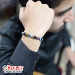 4X Protection Bracelet, Evil Eye, Tiger Eye, Black Obsidian, Hematite Beads | Negative Energy Protection, Emotional Balance, Boosts Confidence & Focus | Natural Healing Bracelet - Image 6