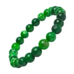 Natural Jade Beads Bracelet for Luck, Harmony & Positive Energy | Natural Healing Stretch Bracelet