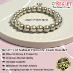 Karz Mukti Bracelet | Wealth & Prosperity | Original Golden Hematite | Good Fortune & Protection | Astrology Bracelet - Image 2