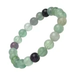 Natural Fluorite Beads Bracelet – Crystal for Focus, Mental Clarity & Emotional Balance