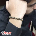 Double Protection Bracelet, Pyrite, Hematite Beads | Attracts Wealth, Boosts Confidence, Improves Focus, Negative Energy Protection | Natural Healing Bracelet - Image 6