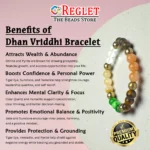 Dhan Vriddhi Bracelet for Wealth, Success & Prosperity – Confidence, Protection & Positive Energy | Natural Healing Bracelet - Image 6