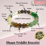 Dhan Yog Bracelet for Wealth, Luck & Financial Growth | Boost Confidence, Focus & Protection with Natural Gemstone Beads | Natural Healing Bracelet - Image 2