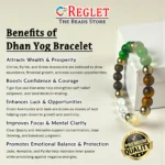 Dhan Yog Bracelet for Wealth, Luck & Financial Growth | Boost Confidence, Focus & Protection with Natural Gemstone Beads | Natural Healing Bracelet - Image 6