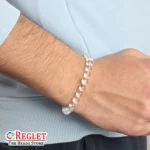Natural Clear Quartz Beads Bracelet | Healing Crystal for Balance, Calmness & Motivation - Image 4