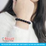 Black Obsidian Beads Bracelet – Natural Protection Crystal for Strength, Grounding & Negative Energy Shield - Image 7