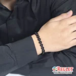 Black Obsidian Beads Bracelet – Natural Protection Crystal for Strength, Grounding & Negative Energy Shield - Image 6