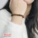 Natural Tiger Eye Beads Bracelet for Confidence, Courage & Protection Crystal - Image 4