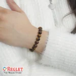 Natural Tiger Eye Beads Bracelet for Confidence, Courage & Protection Crystal - Image 6