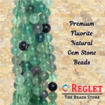 1 String Natural Green Fluorite Gem Stone Beads Round - 8mm [45-46 Beads Per String] - Image 5