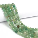 1 String Natural Green Aventurine Gem Stone Beads Round - 8mm [45-46 Beads Per String]