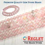 1 String Natural Rose Quartz Gem Stone Beads Round - 8mm [45-46 Beads Per String] - Image 4