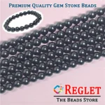1 String Natural Black Obsidian Gem Stone Beads Round - 8mm [45-46 Beads Per String] - Image 4