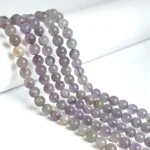 1 String Natural Amethyst Gem Stone Beads Round - 8mm [45-46 Beads Per String]