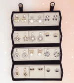 Korean Style Gold Silver Finish Earrings for Women, Pack of 12 Pairs - Stud & Drop Earring Combo Set, Trendy Fashion Jewellery - E10