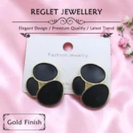 Korean Style Silver Finish Earrings for Women, Pack of 4 Pairs - Stud & Drop Earring Combo Set, Trendy Fashion Jewellery - E3 - Image 4