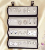 Korean Style Silver Finish Earrings for Women, Pack of 12 Pairs - Stud & Drop Earring Combo Set, Trendy Fashion Jewellery - E5