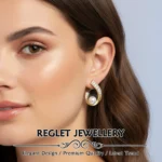 Korean Style Gold Finish Earrings for Women, Pack of 12 Pairs - Stud & Drop Earring Combo Set, Trendy Fashion Jewellery - E8 - Image 6