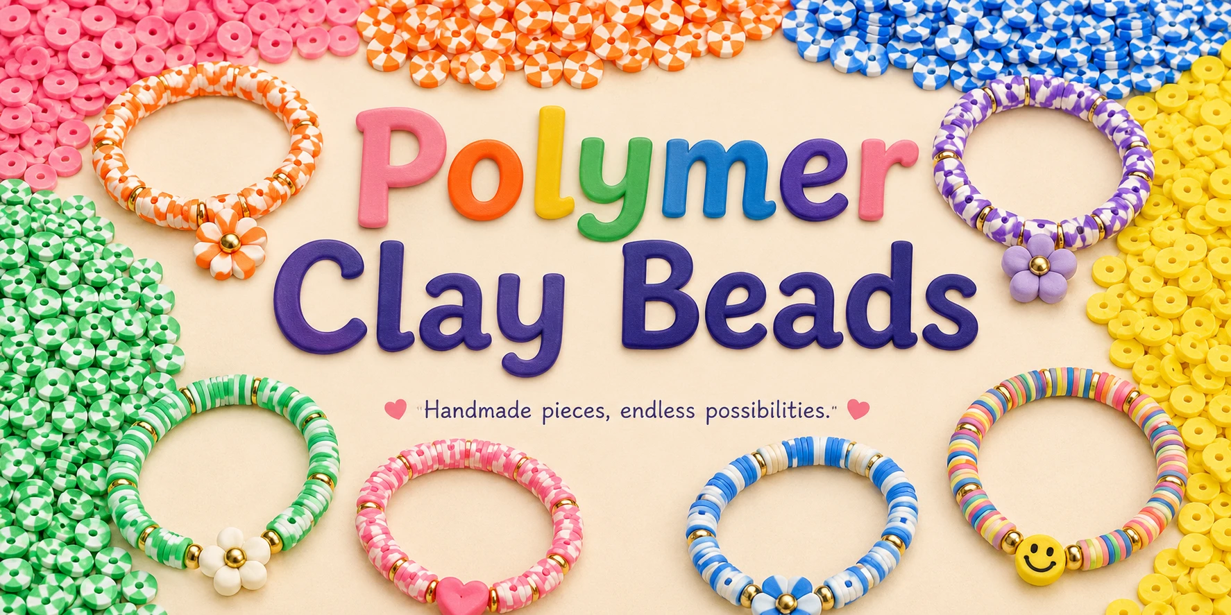 Polymer Clay Beads 1